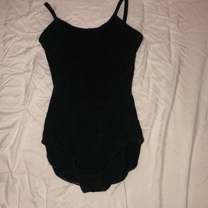 A black leotard